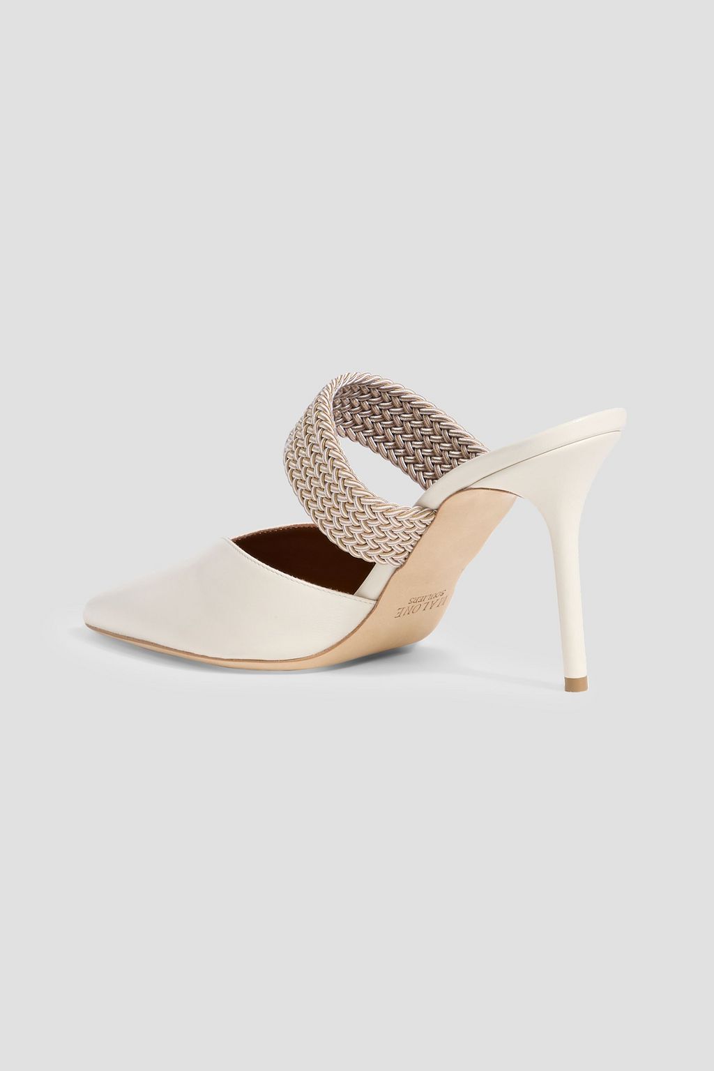 MALONE SOULIERS حذاء ميول مايسي 85 من الجلد مزين بحبل رفيع