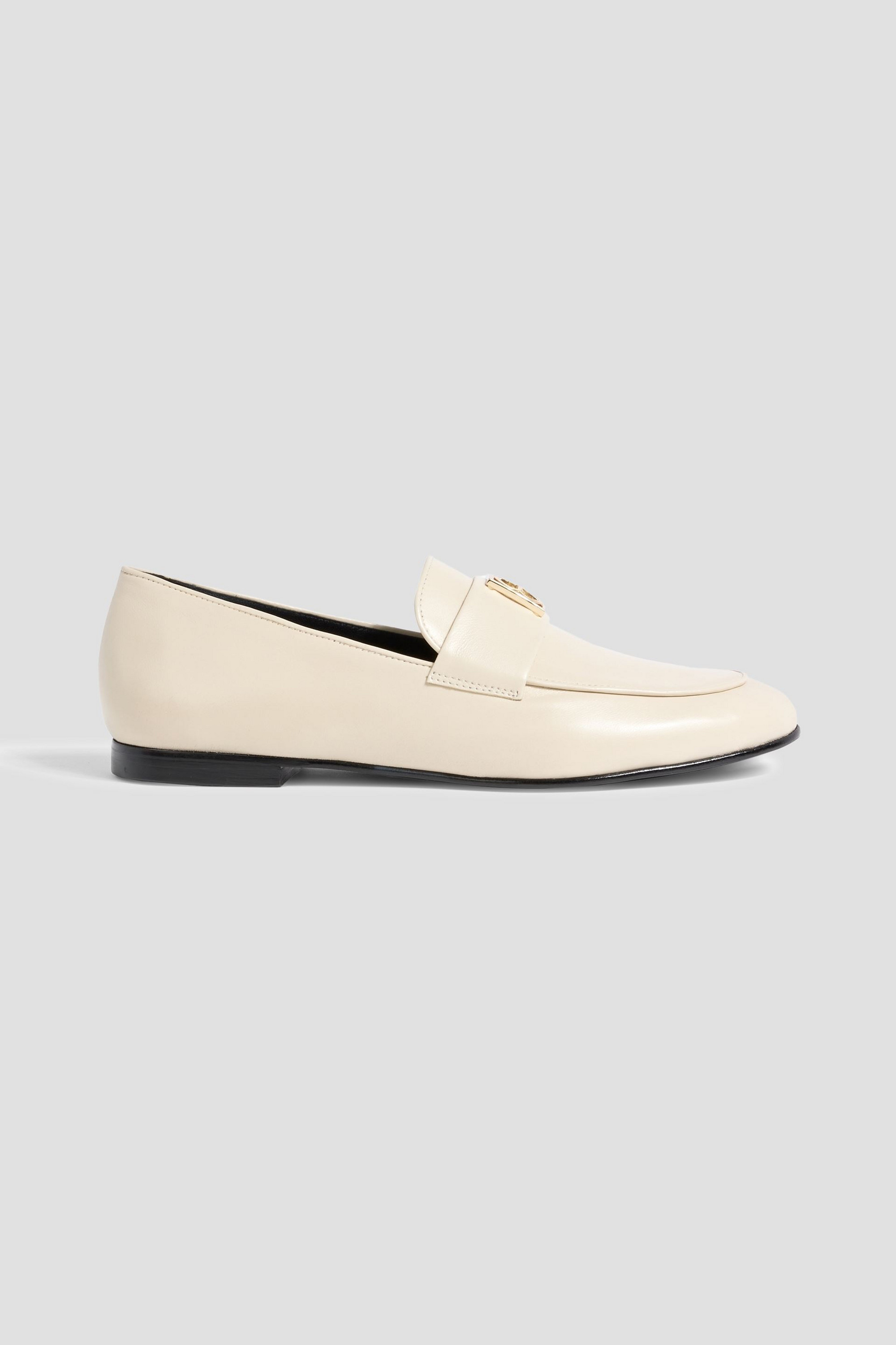 ANINE BING Corrine embellished leather loafers