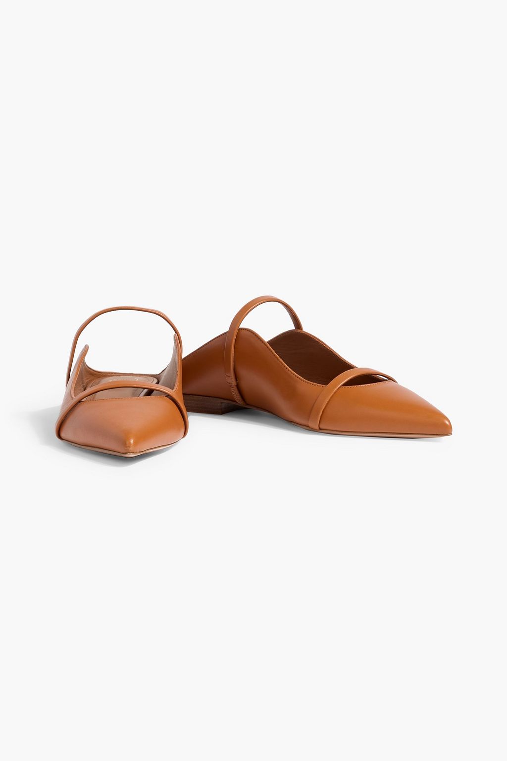MALONE SOULIERS حذاء مسطّح مورين بمقدمة مدببة من الجلد