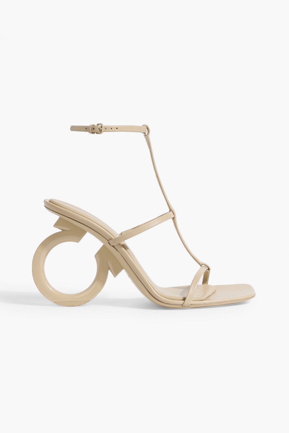 Ferragamo Elina Leather Sandals