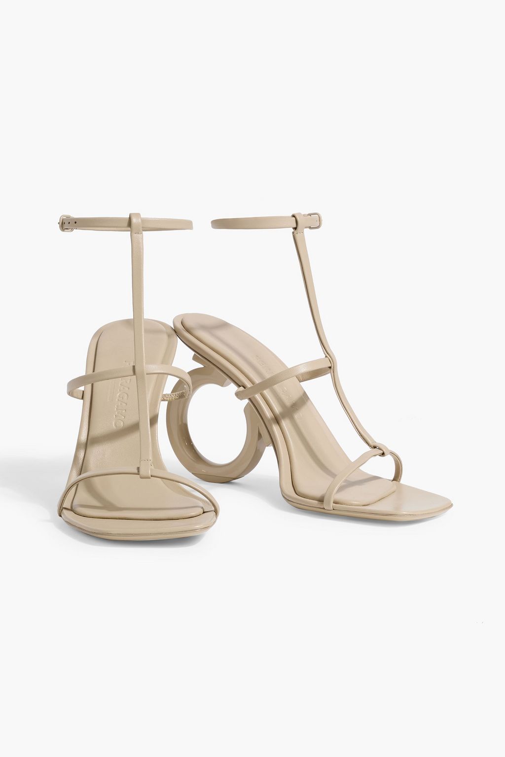 FERRAGAMO Elina leather sandals