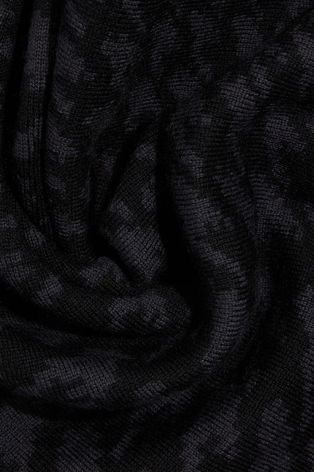 PERFECT MOMENT Jacquard-knit merino wool scarf