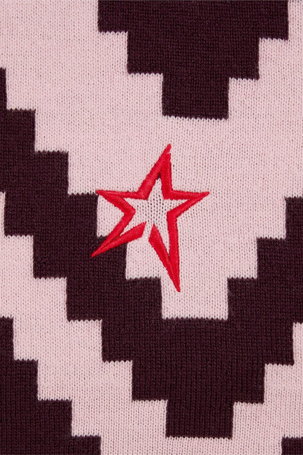 PERFECT MOMENT Jacquard-knit merino wool scarf