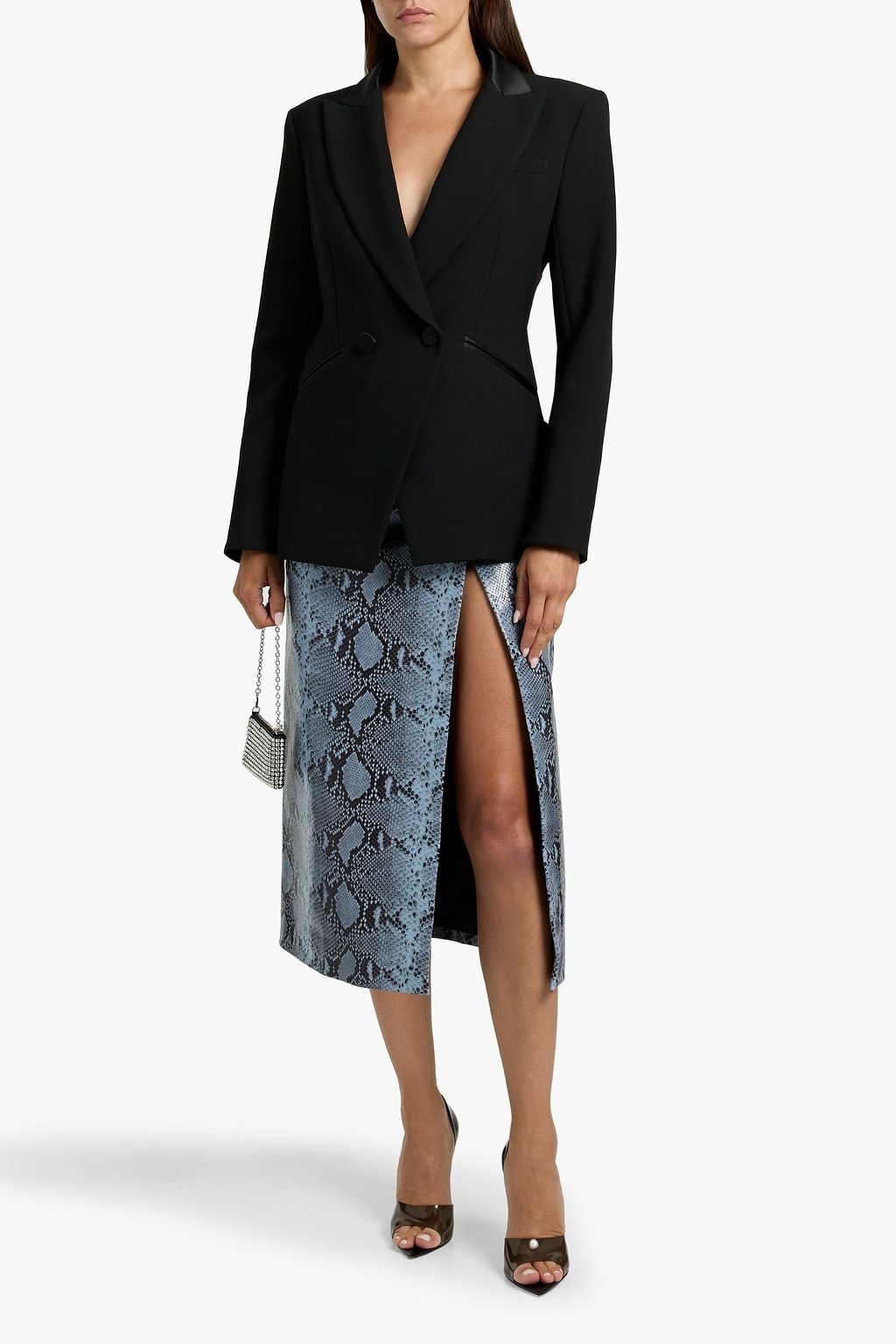 VERONICA BEARD Rickie Dickey double-breasted crepe blazer