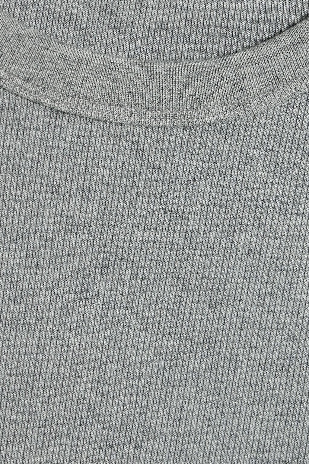 VERONICA BEARD Pruitt ribbed Pima cotton-blend jersey top