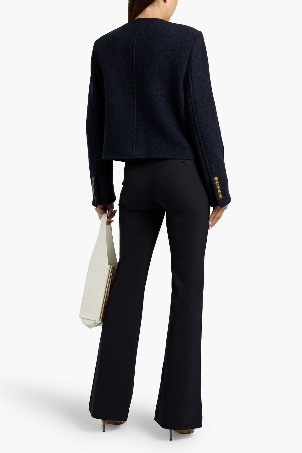 Veronica Beard Leslie Wool Jacket In Blue