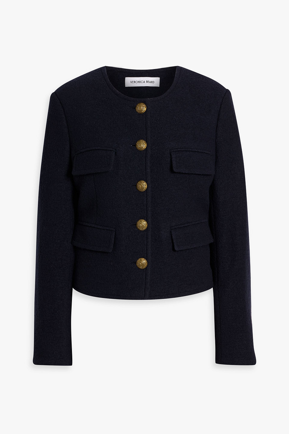 Veronica Beard Leslie Wool Jacket In Blue