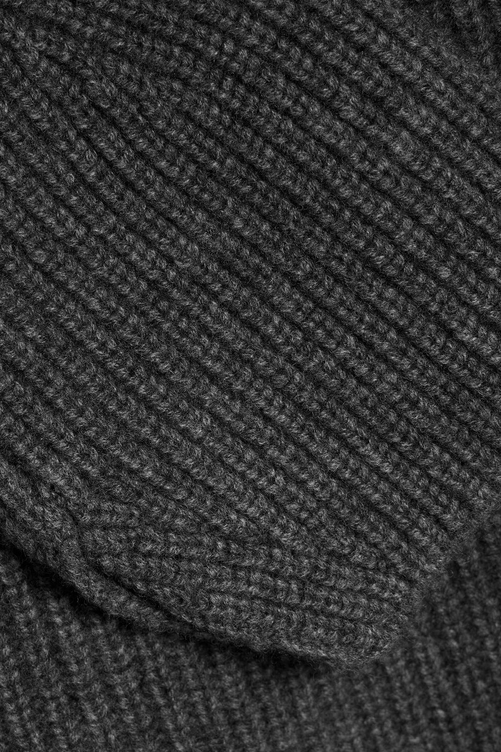 VERONICA BEARD Matilda ribbed wool and cashmere-blend turtleneck sweater