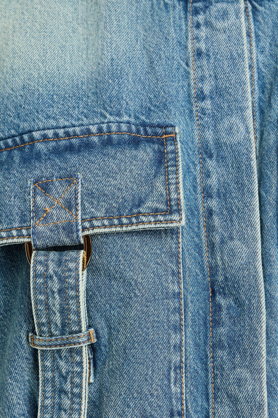 Zimmermann Denim Jumpsuit In Blue