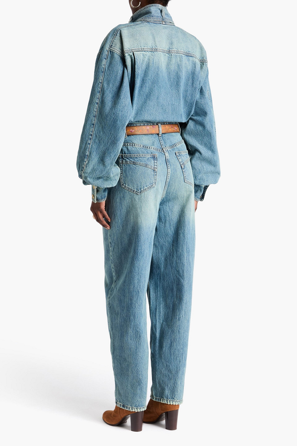 Zimmermann Denim Jumpsuit In Blue