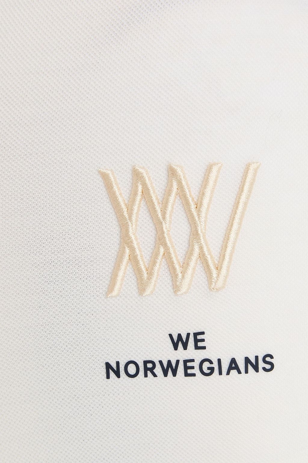 WE NORWEGIANS Striped wool-blend piqué base layer