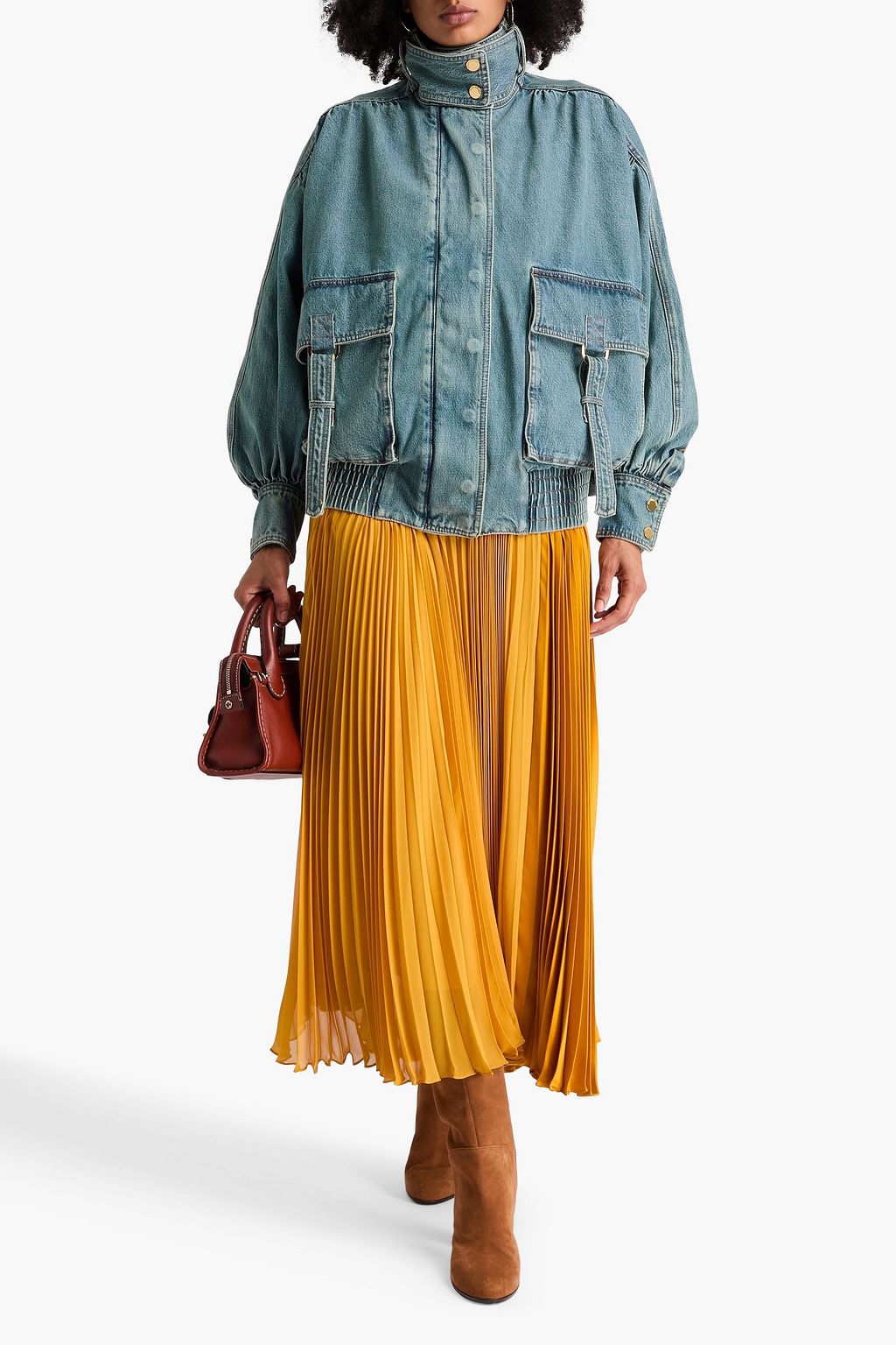 ZIMMERMANN Faded denim jacket