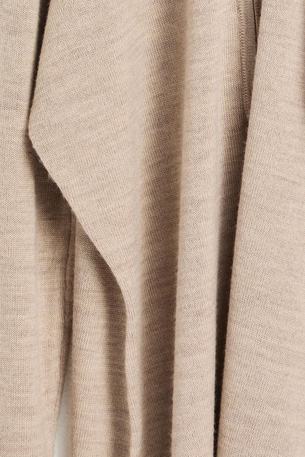 WE NORWEGIANS Geilo striped merino wool-blend half-zip base layer
