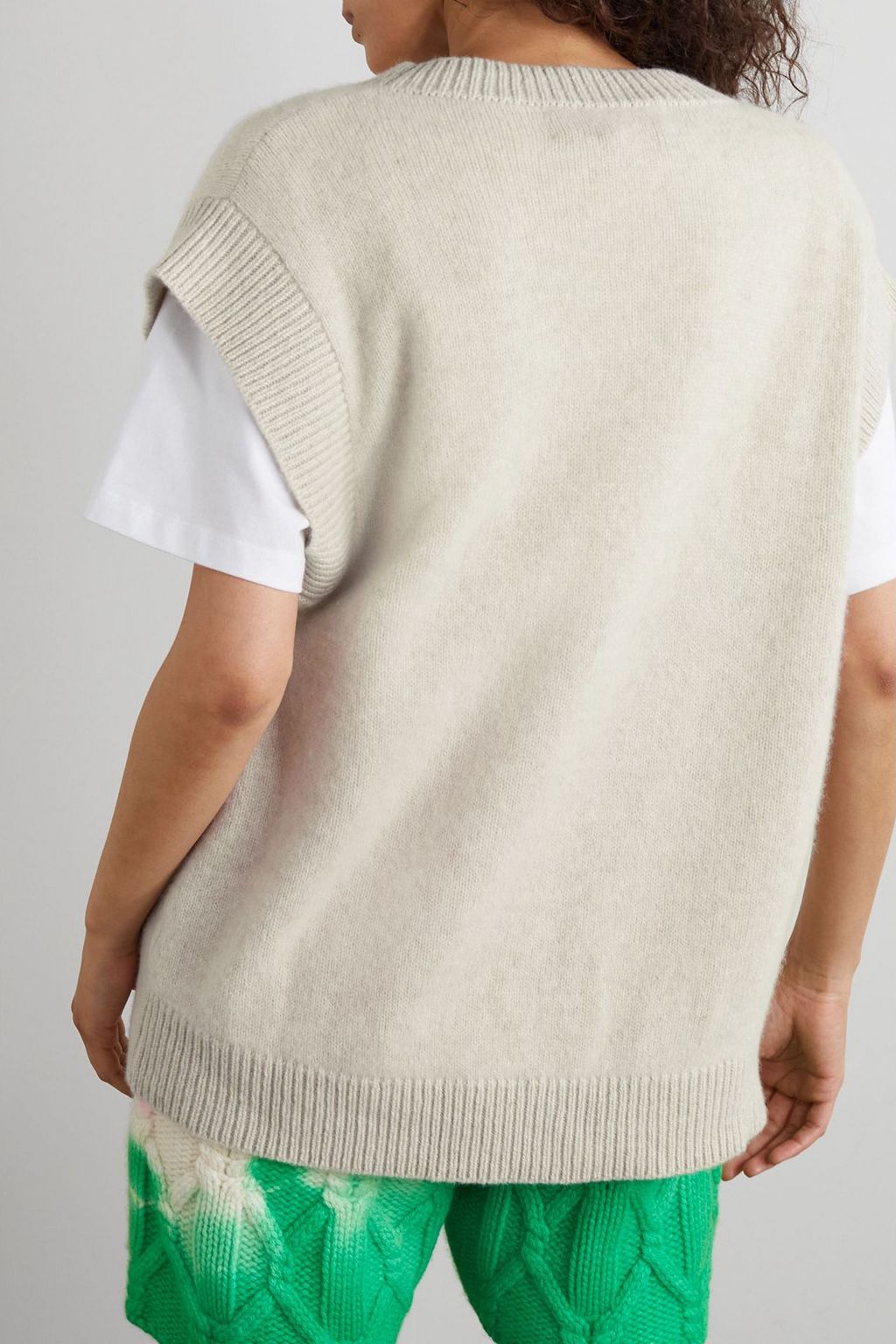 THE ELDER STATESMAN Ärmelloser Pullover aus Kaschmir