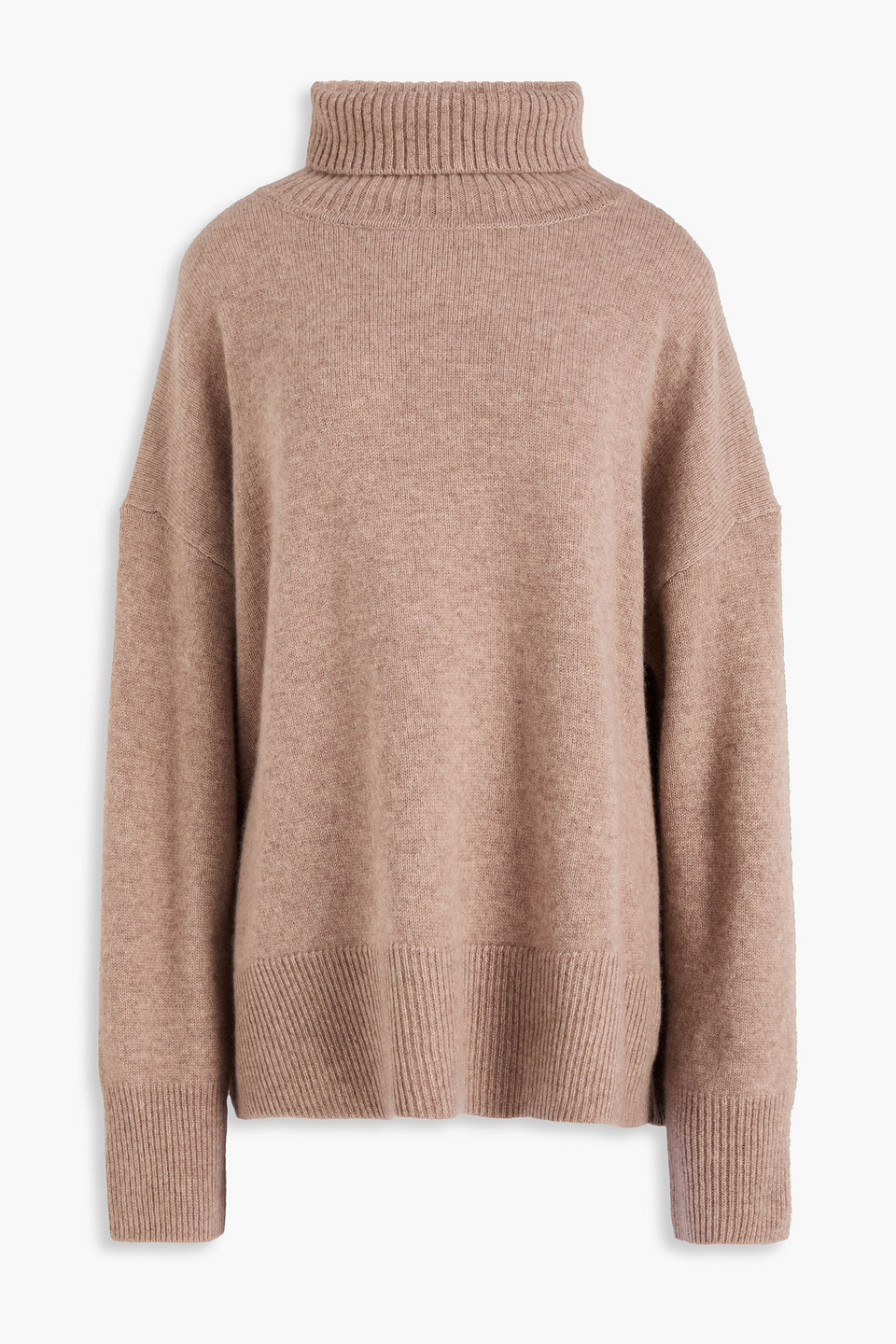 We Norwegians Blefjell Cashmere Turtleneck Sweater In Brown
