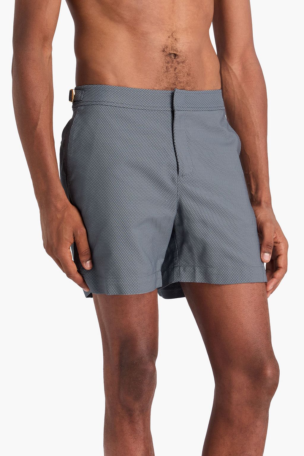 ORLEBAR BROWN 자카드 미드 스윔 쇼츠