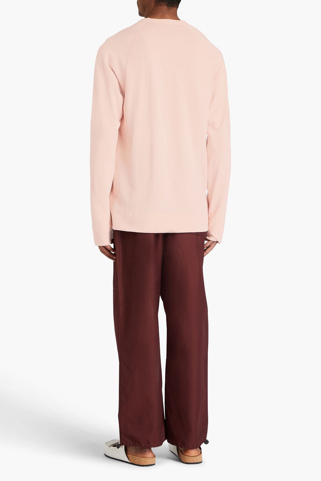 JAMES PERSE French cotton-terry sweatshirt