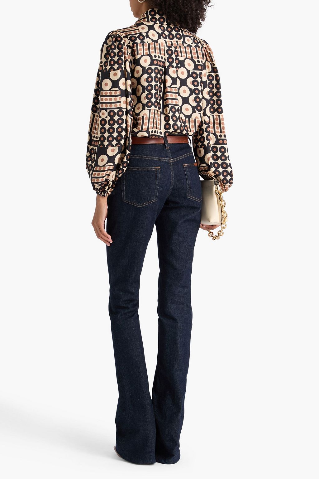 ZIMMERMANN Printed silk-twill shirt