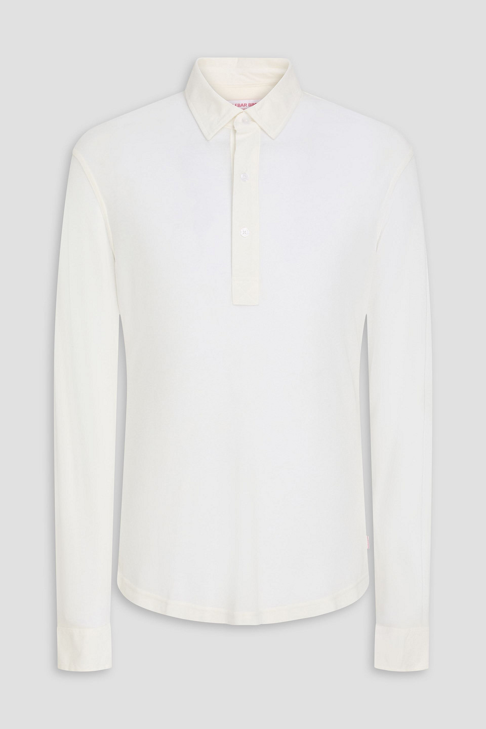 orlebar brown - sebastian modal-blend jersey polo shirt - white - m