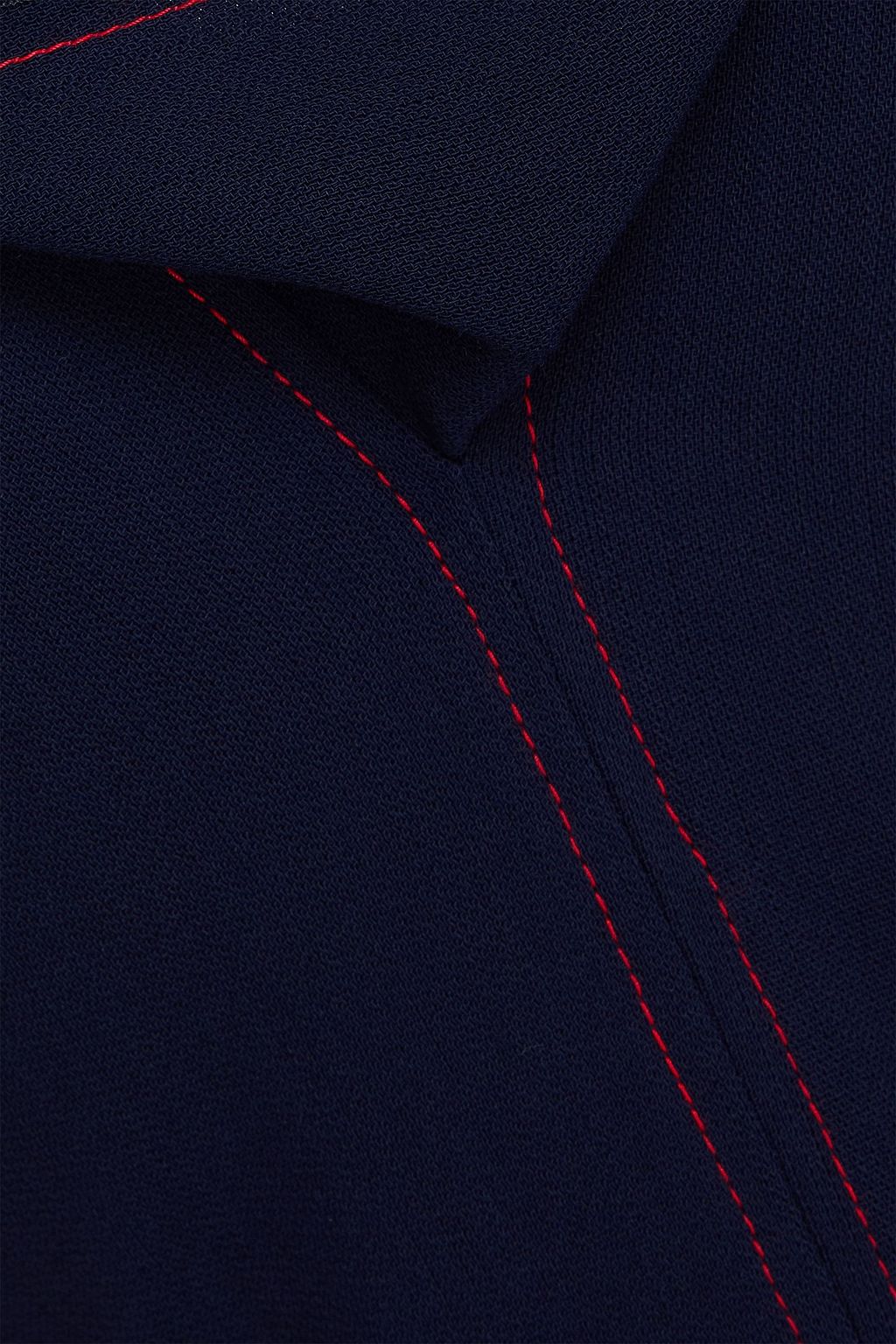 VICTORIA BECKHAM クレープ ミディワンピース ドレープ入り