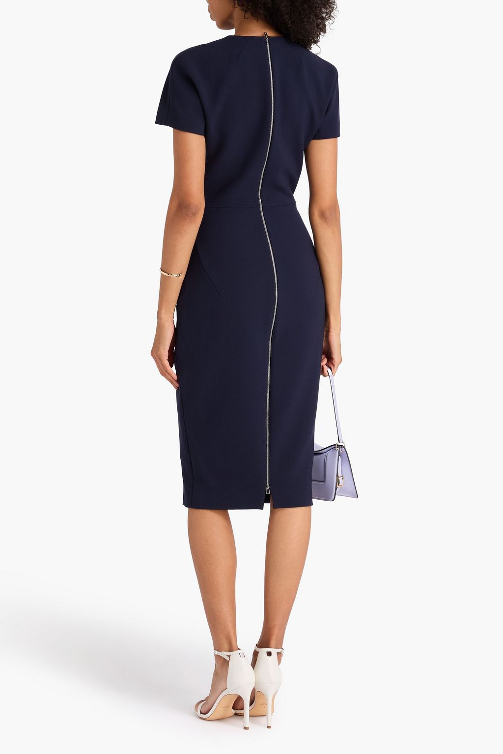 VICTORIA BECKHAM クレープ ミディワンピース