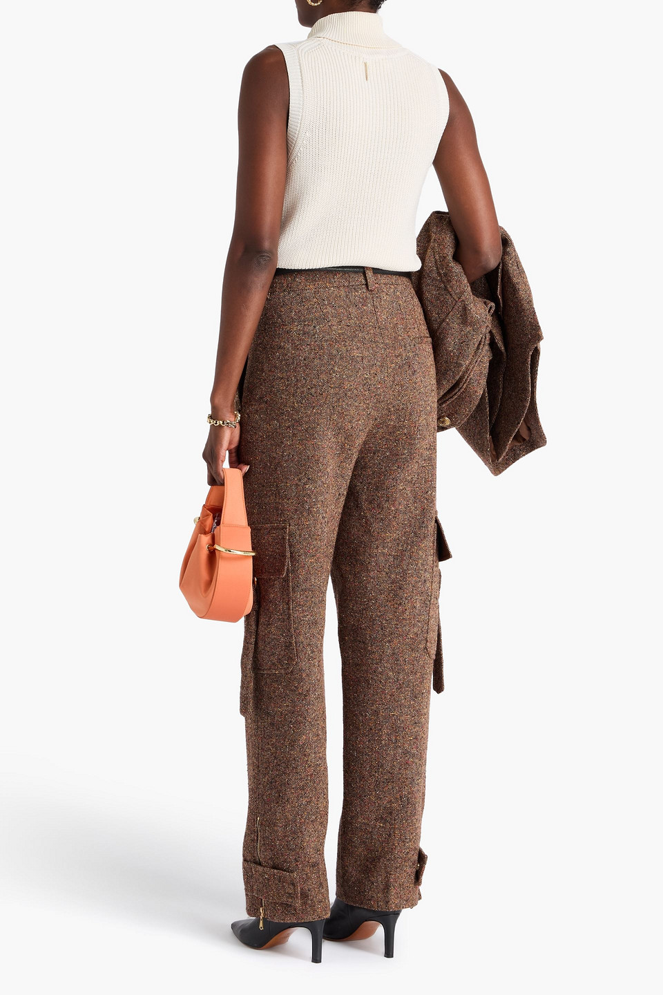  Zimmermann - Cargohose Aus Tweed - Braun - 0 