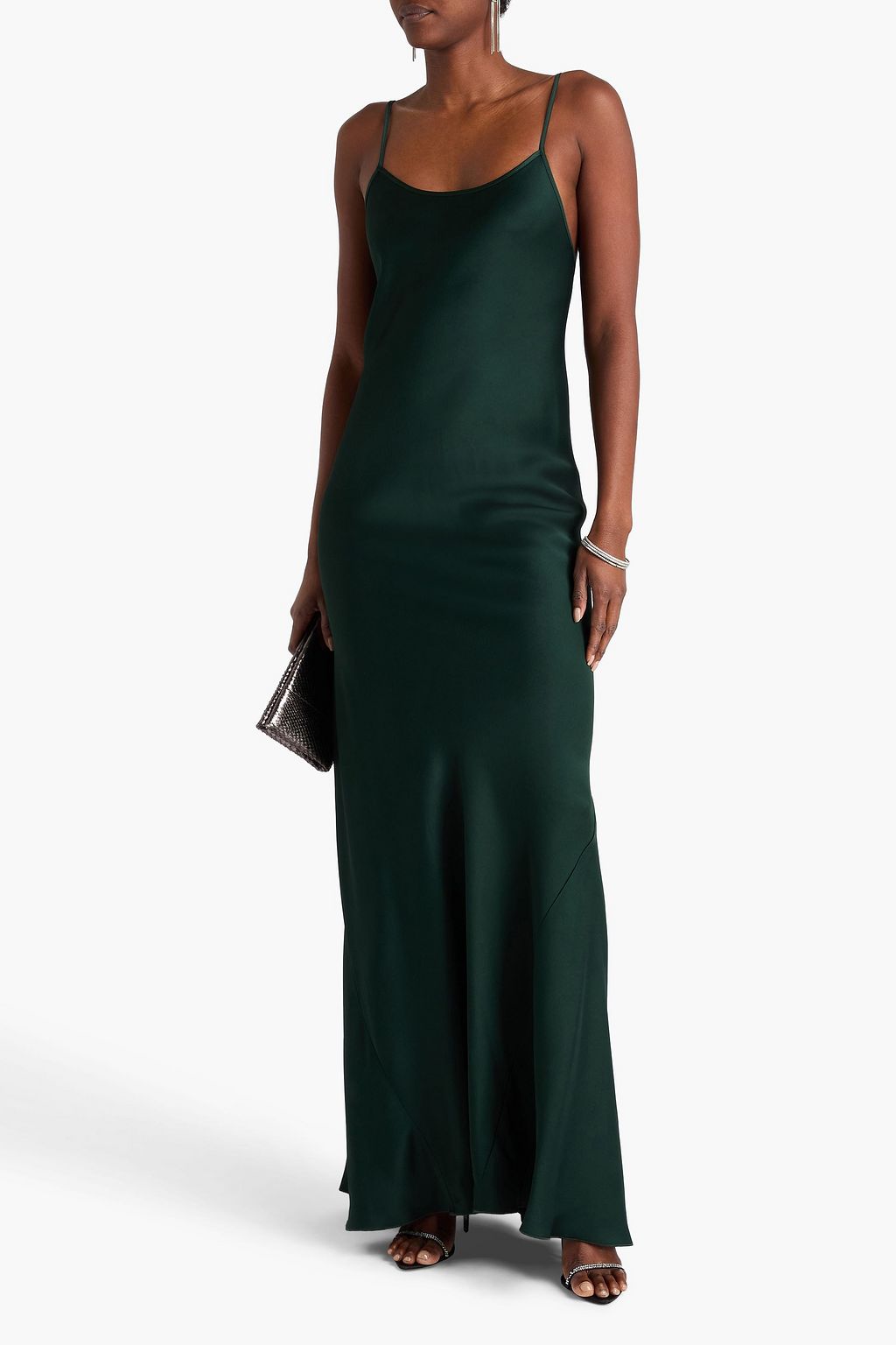 VICTORIA BECKHAM فستان سهرة من ساتان كريب