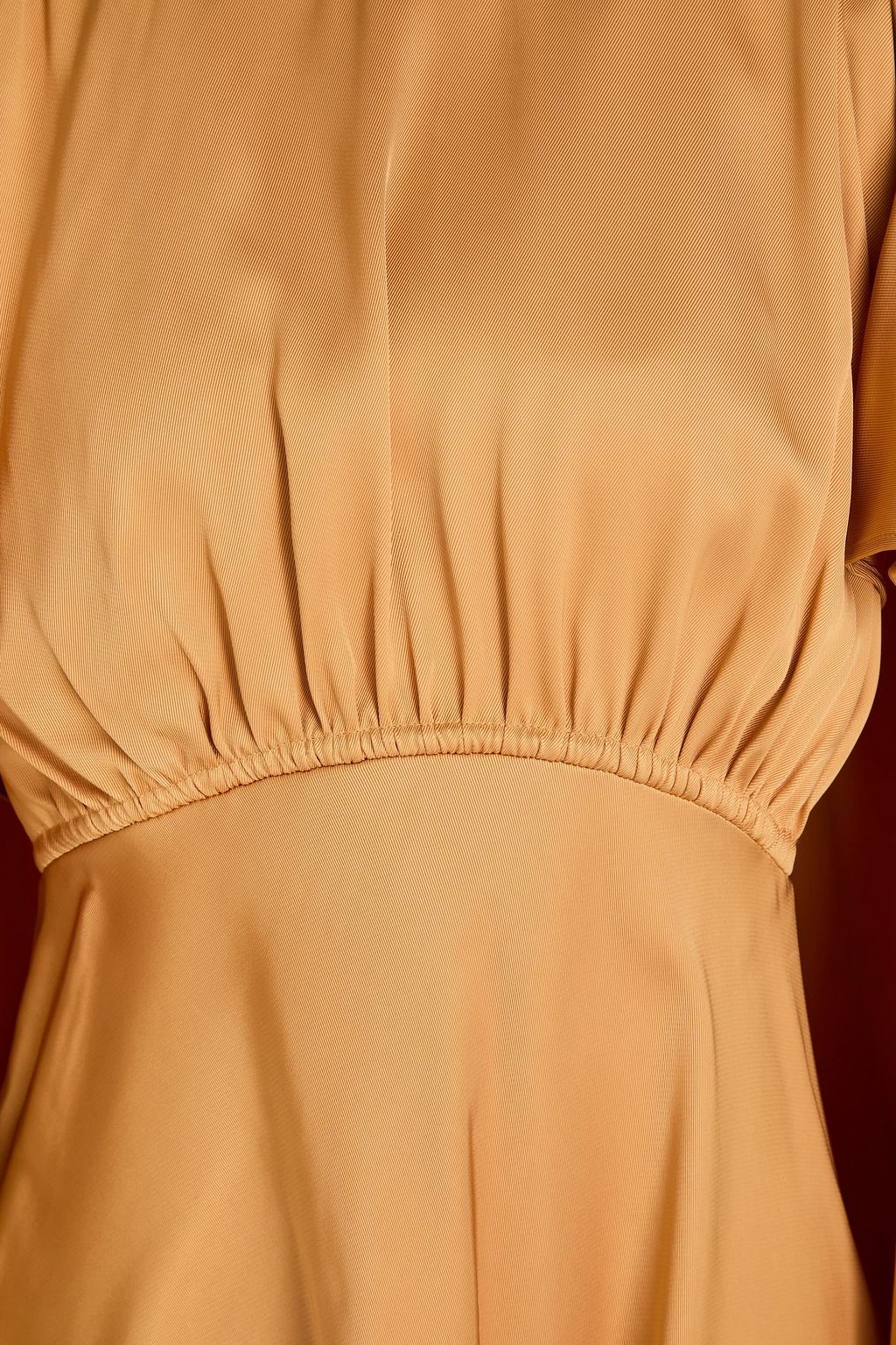 ZIMMERMANN Cape-effect satin-twill mini dress