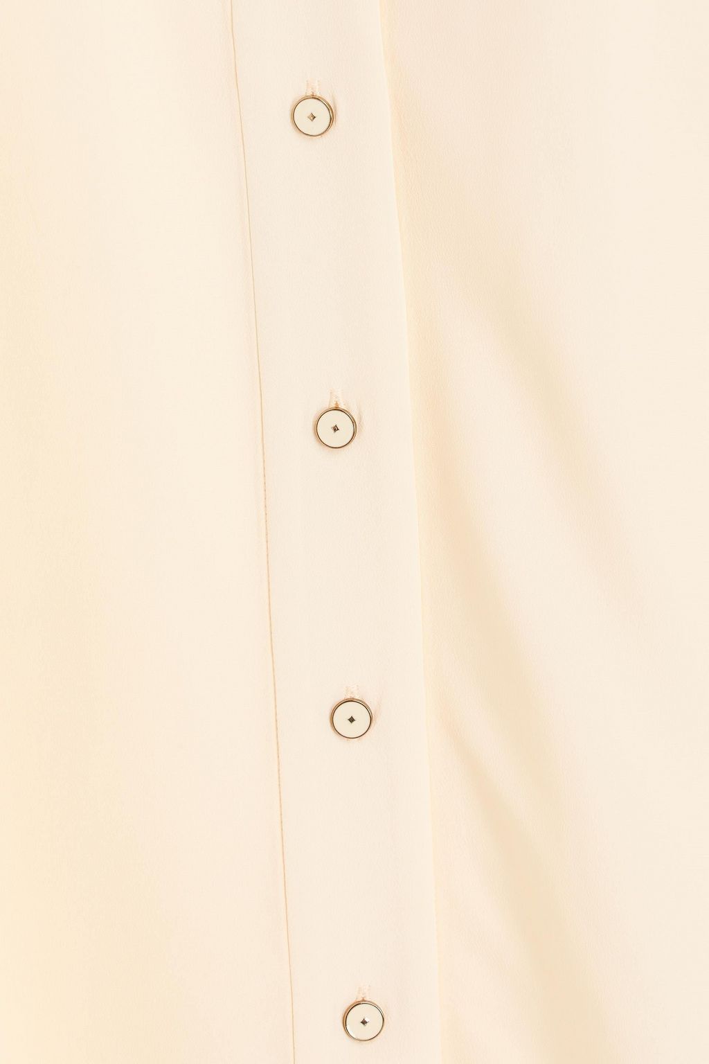 ZIMMERMANN リネン&シルク混オーガンザ ブラウス リボンタイ レオパードプリント