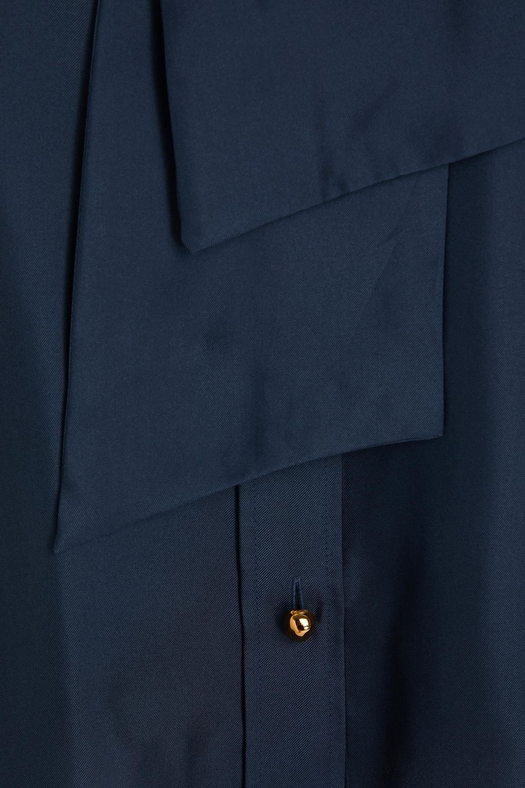 ZIMMERMANN Pussy-bow silk-twill blouse