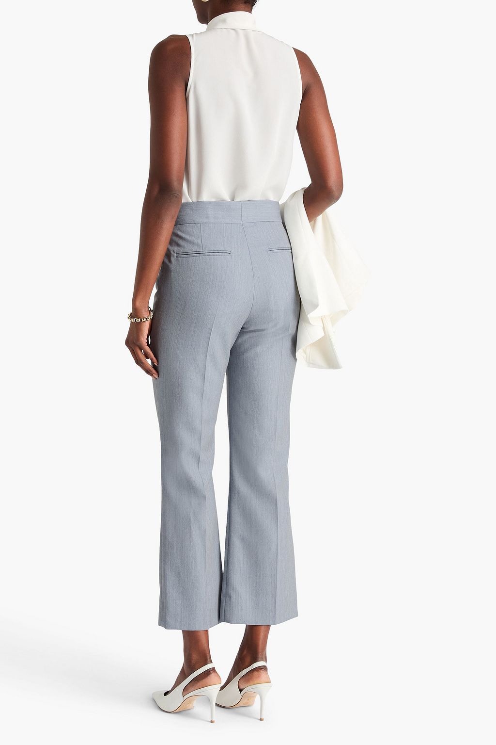 VICTORIA BECKHAM Wool kick-flare pants
