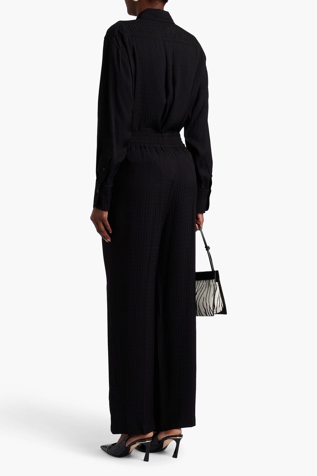 VICTORIA BECKHAM サテンジャカード シャツ