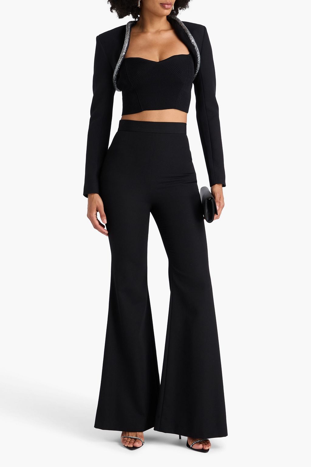 SAFIYAA Embellished crepe bolero