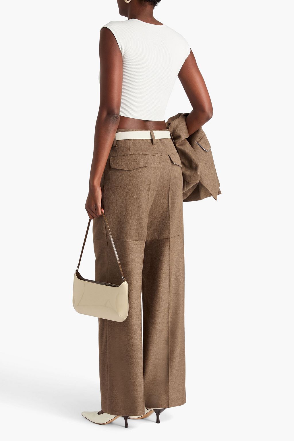 VICTORIA BECKHAM Wool wide-leg pants