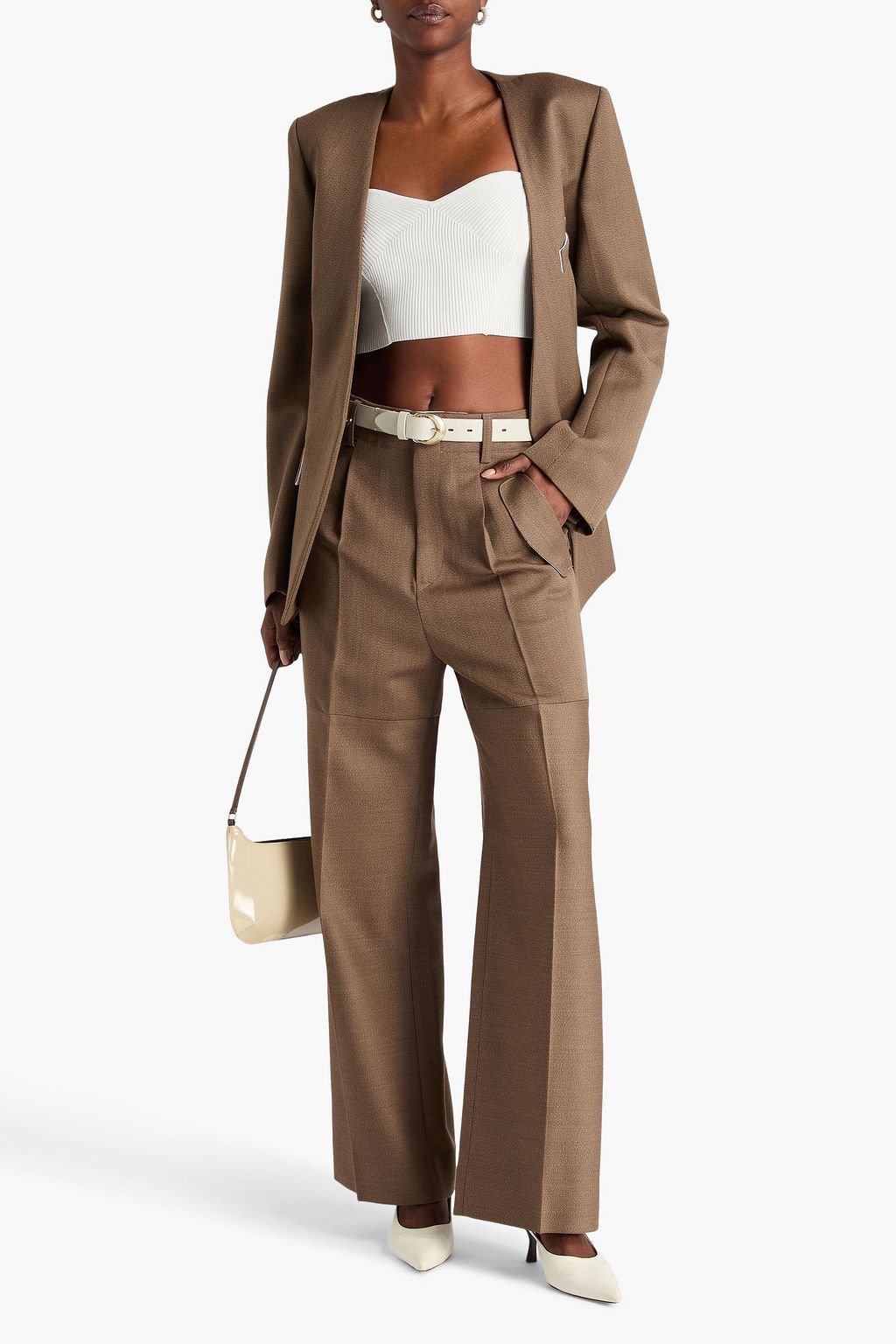 VICTORIA BECKHAM Wool wide-leg pants