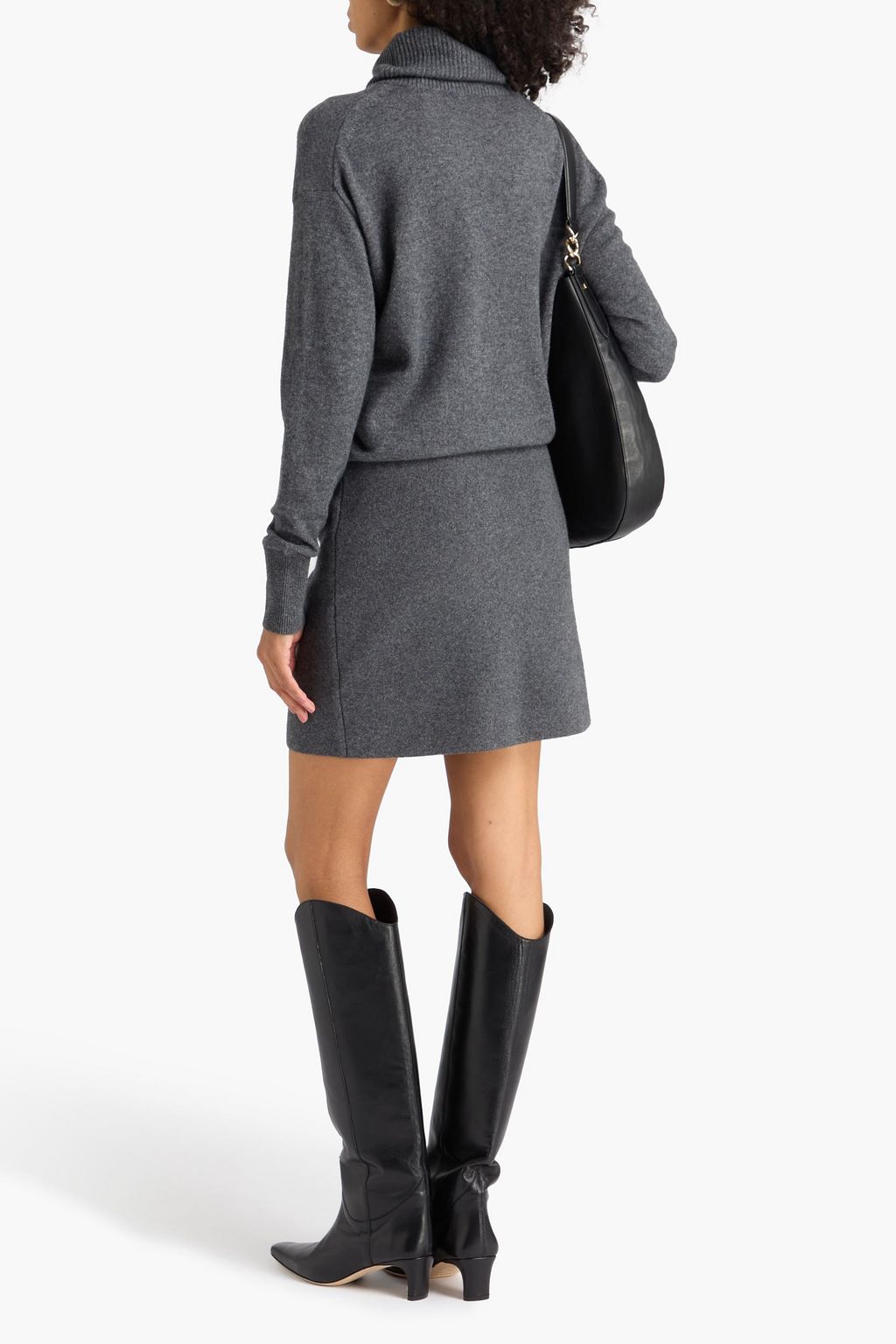 VERONICA BEARD Cassidy wool and cashmere-blend mini dress