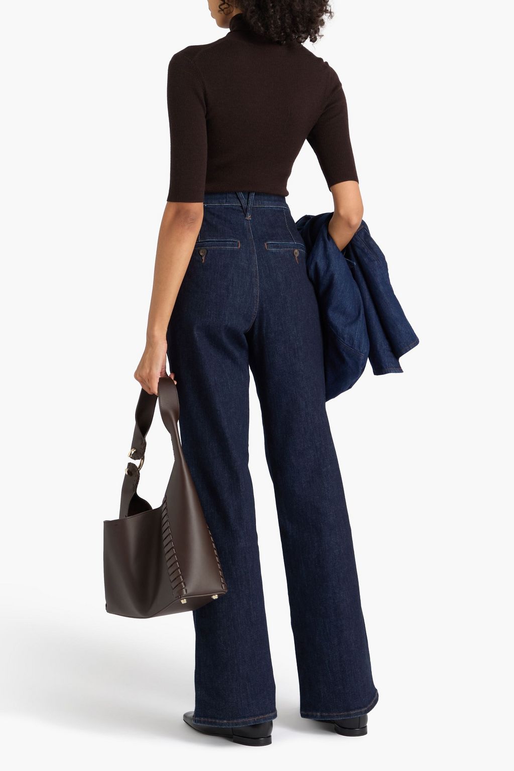 VERONICA BEARD Crosbie high-rise flared jeans