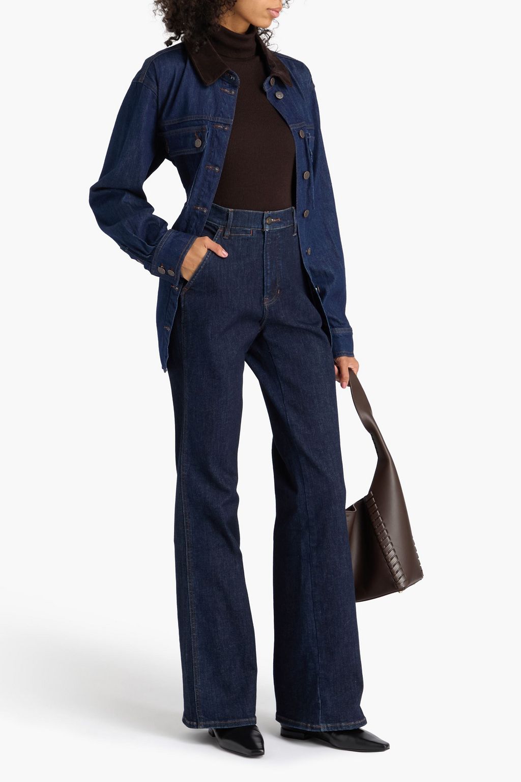 VERONICA BEARD Crosbie high-rise flared jeans
