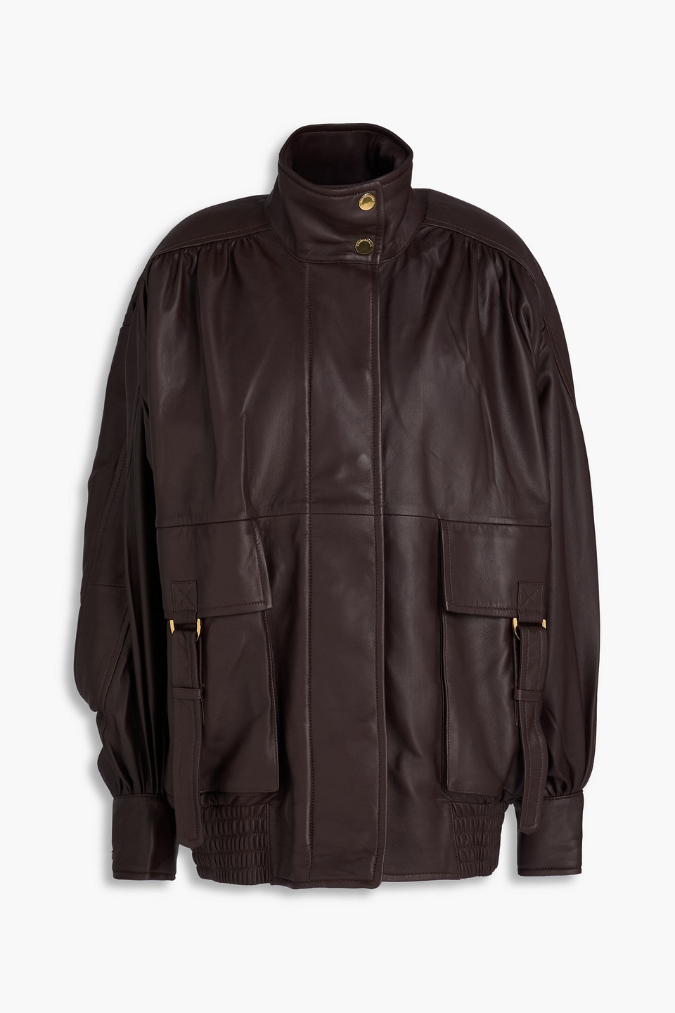 zimmermann - leather jacket - brown - 3