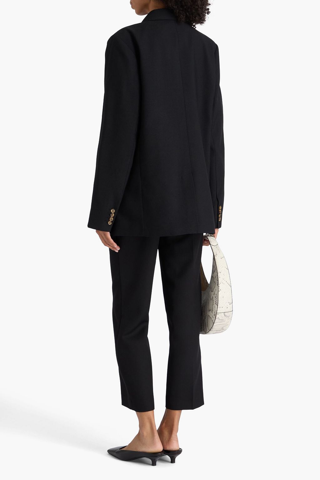 ANINE BING Piqué blazer