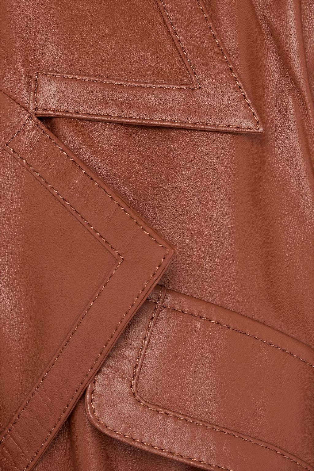 ZIMMERMANN Leather midi dress