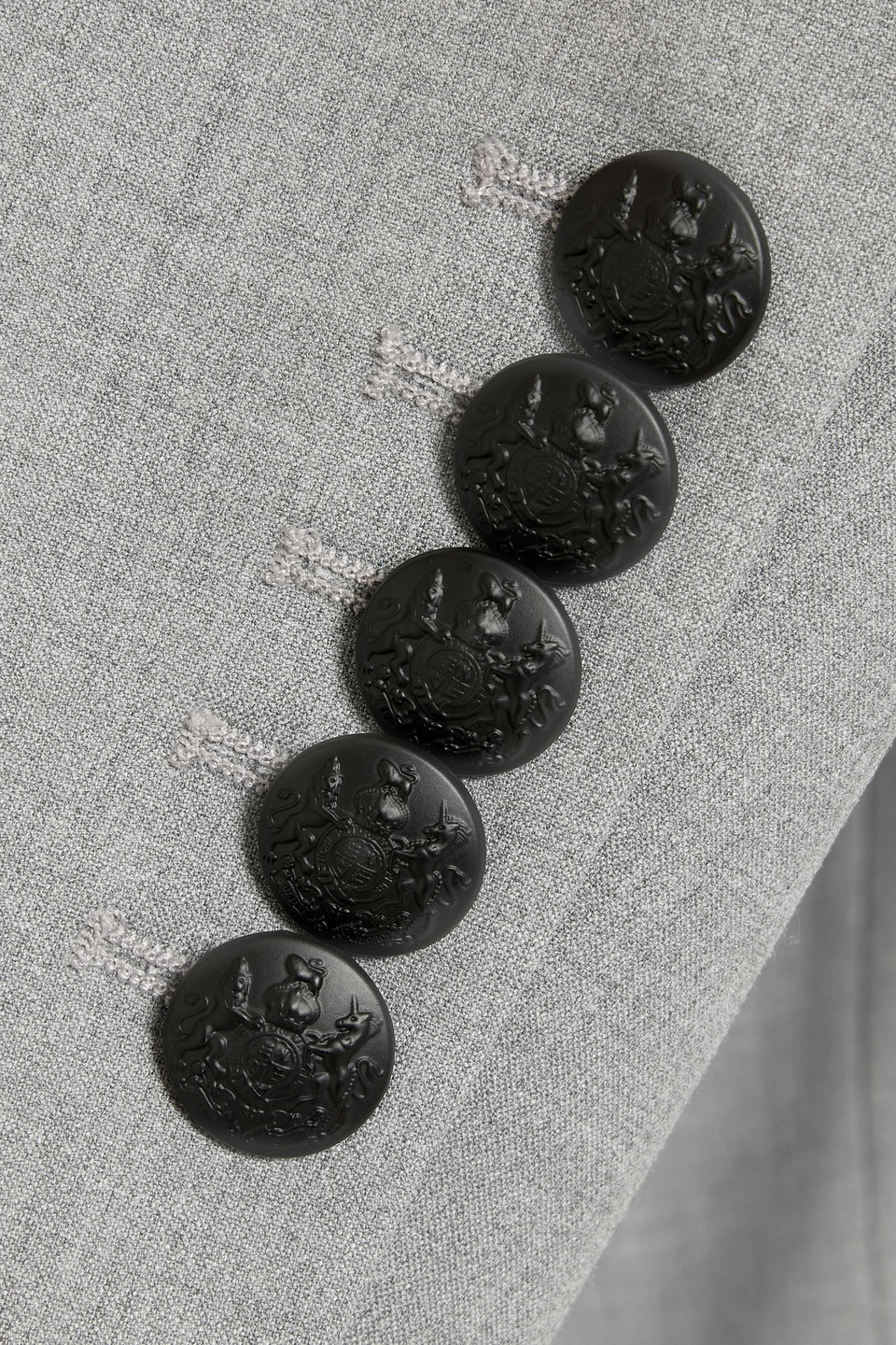 Veronica Beard Hosanna Dickey Woven Blazer In Gray
