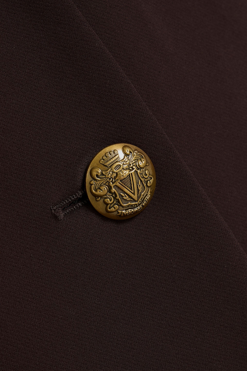 Veronica Beard Orlane Dickey Twill Blazer In Brown