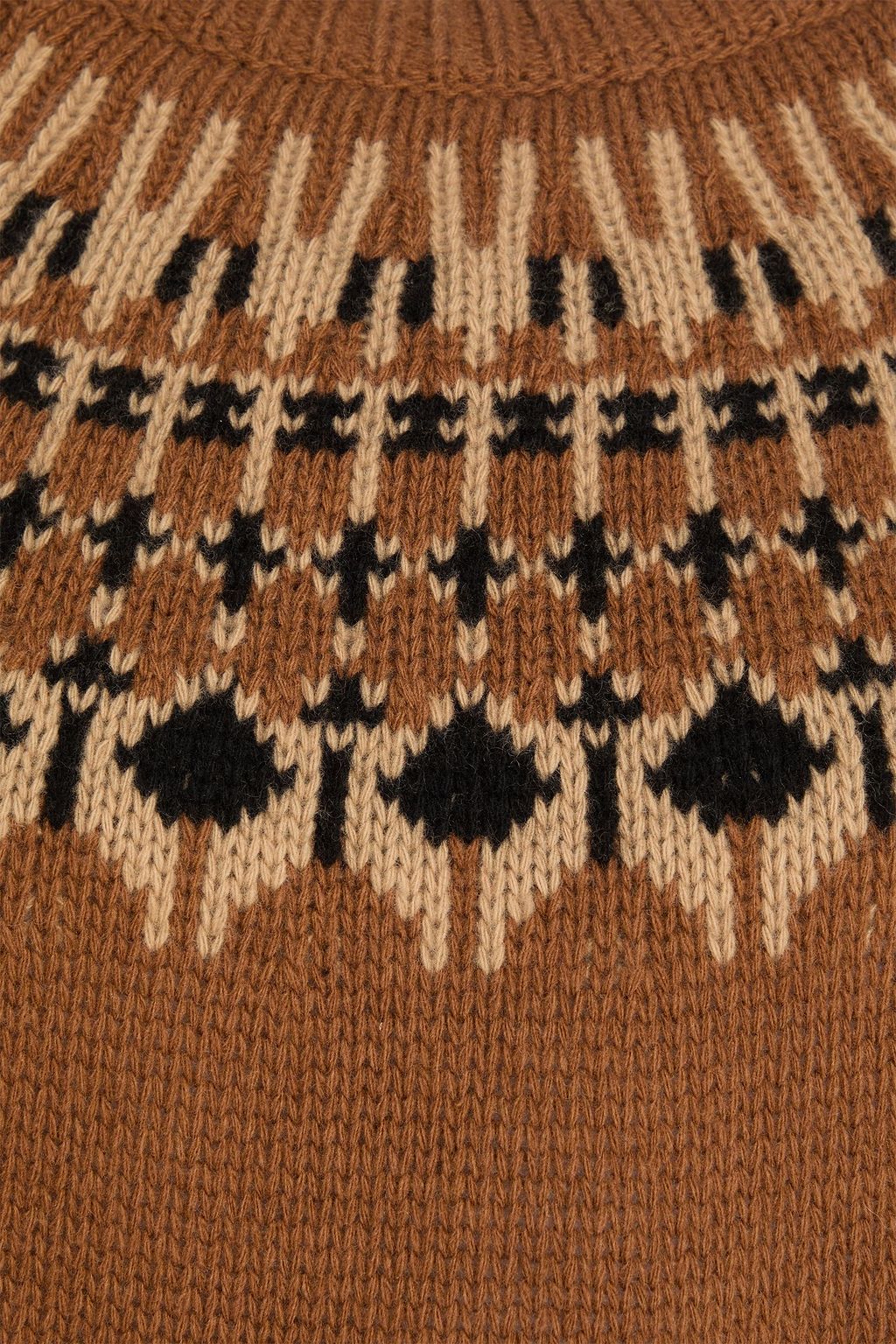 NILI LOTAN Pullover „Fern“ aus Wolle mit Fair-Isle-Muster