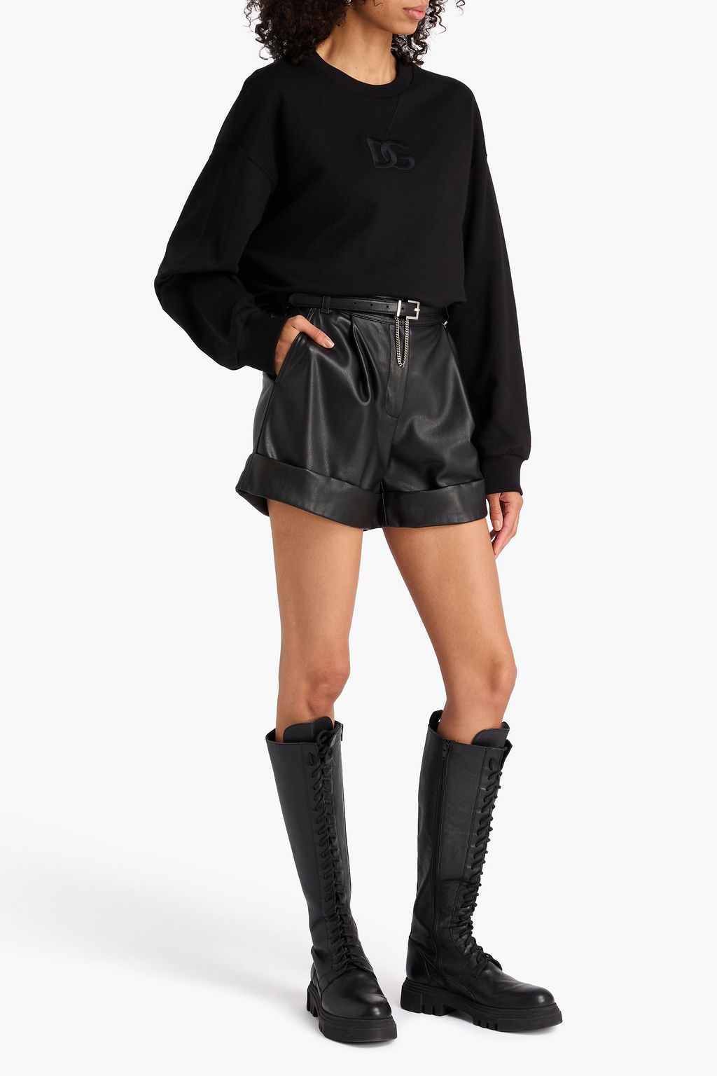 DOLCE&GABBANA French cotton-terry sweatshirt