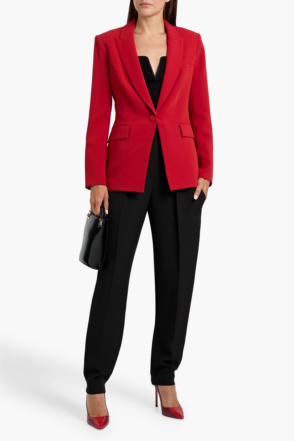 VERONICA BEARD Long and Lean Dickey crepe blazer