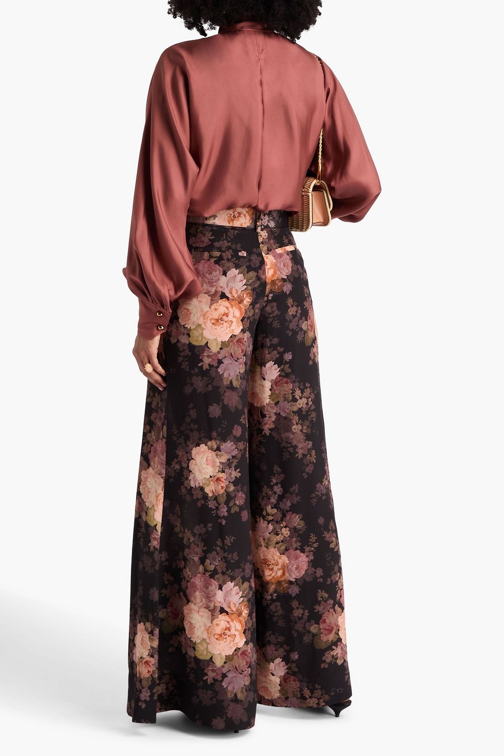 ZIMMERMANN シルクツイル ブラウス リボンタイ