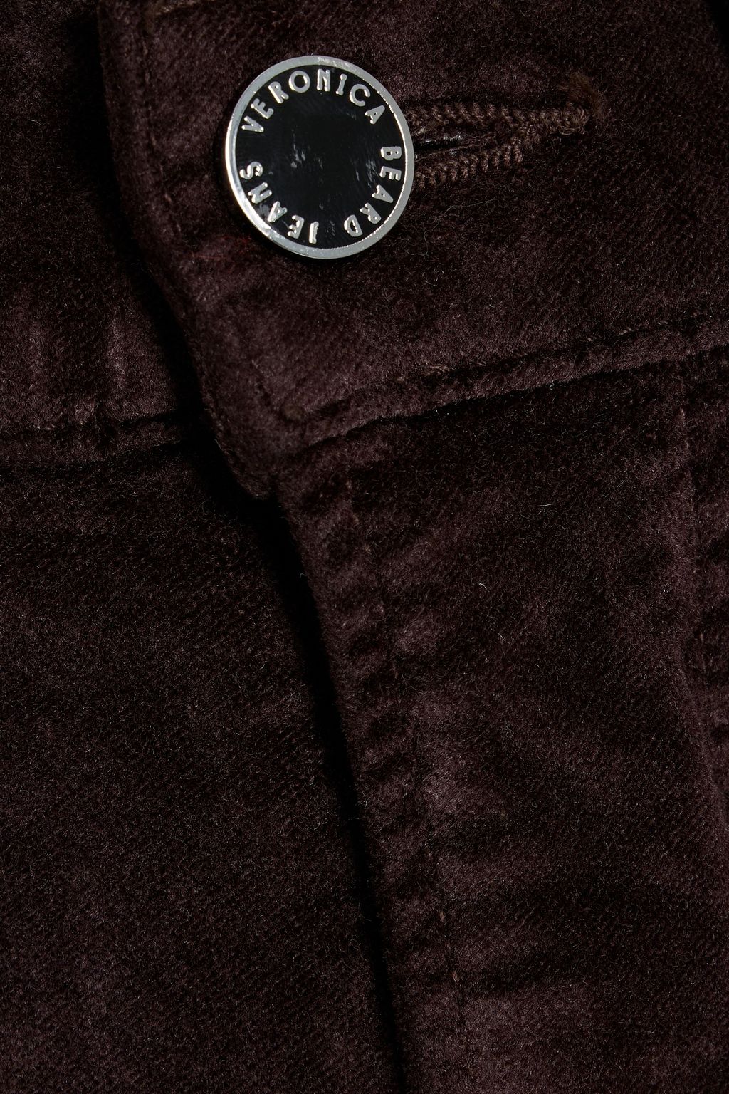 VERONICA BEARD Carson cotton-blend velvet flared pants
