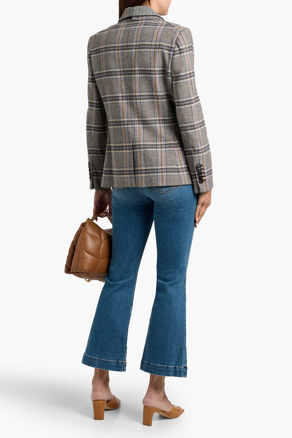 Veronica Beard Blythe Blazer Aus Tweed Mit Karomuster In Multi