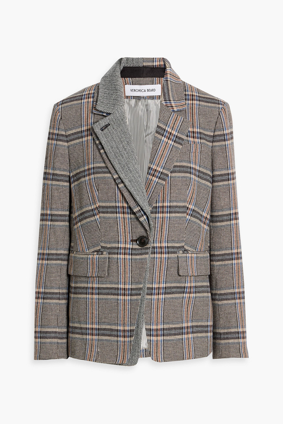 Veronica Beard Blythe Blazer Aus Tweed Mit Karomuster In Multi